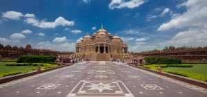 interior del templo de akshardham