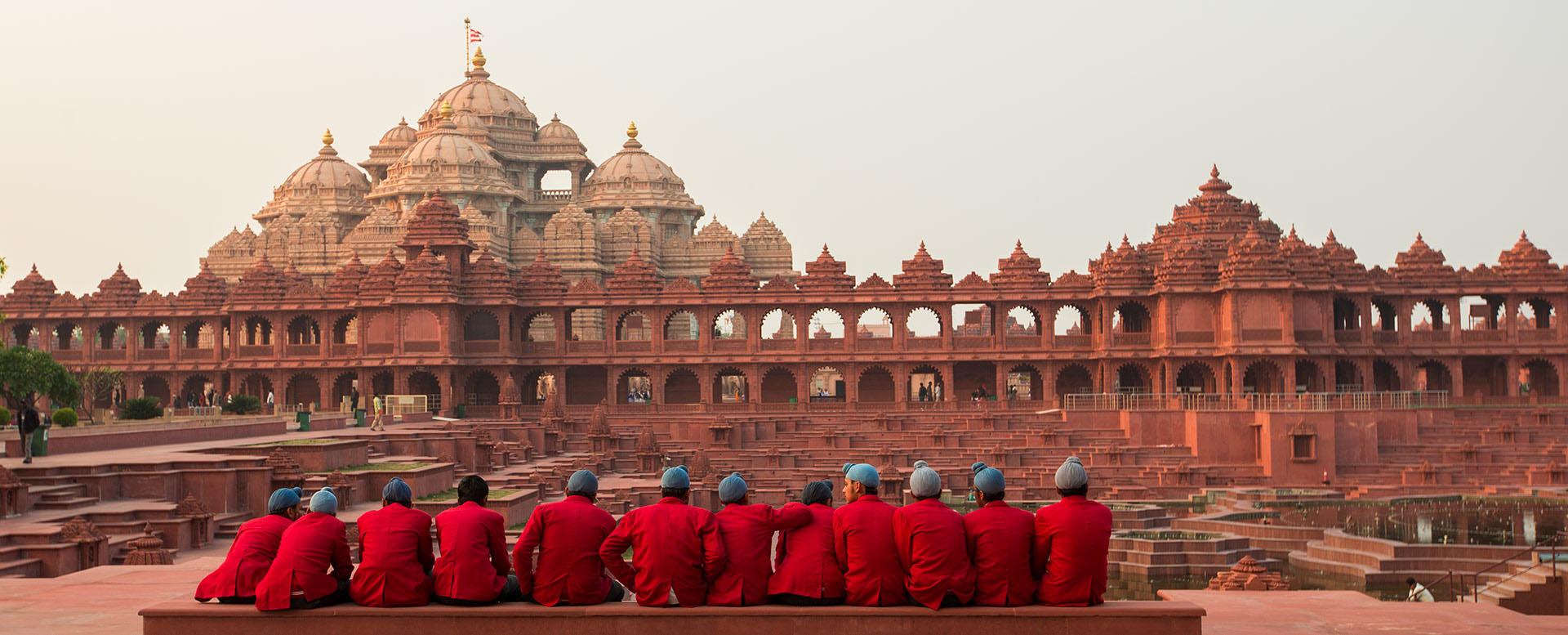 interior del templo de akshardham