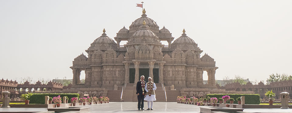 BAPS Akshardham PM India and Australia visit - banner image
